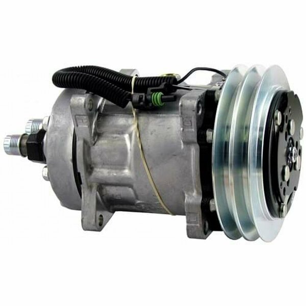 Aftermarket 8815000 New Sanden SD7H15, FLX7 Compressor, w 2 Groove Clutch 8815000-HYC